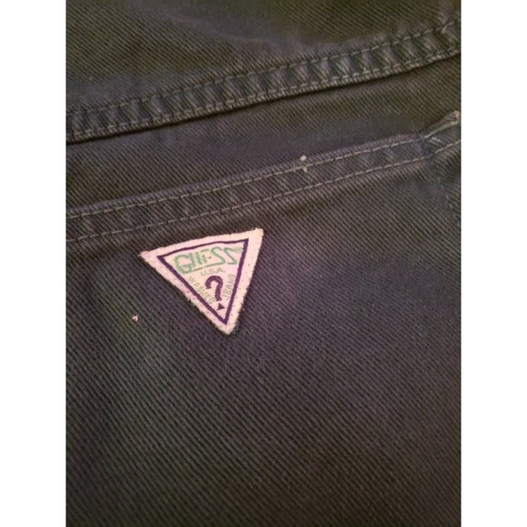 90s Green Guess Jeans Long‎ Length - Picture 6 of 8